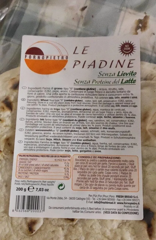 Le piadine