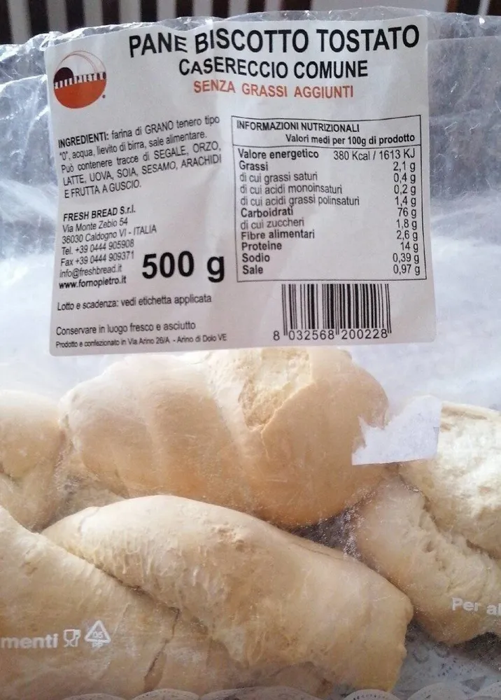 Pane biscotto tostato