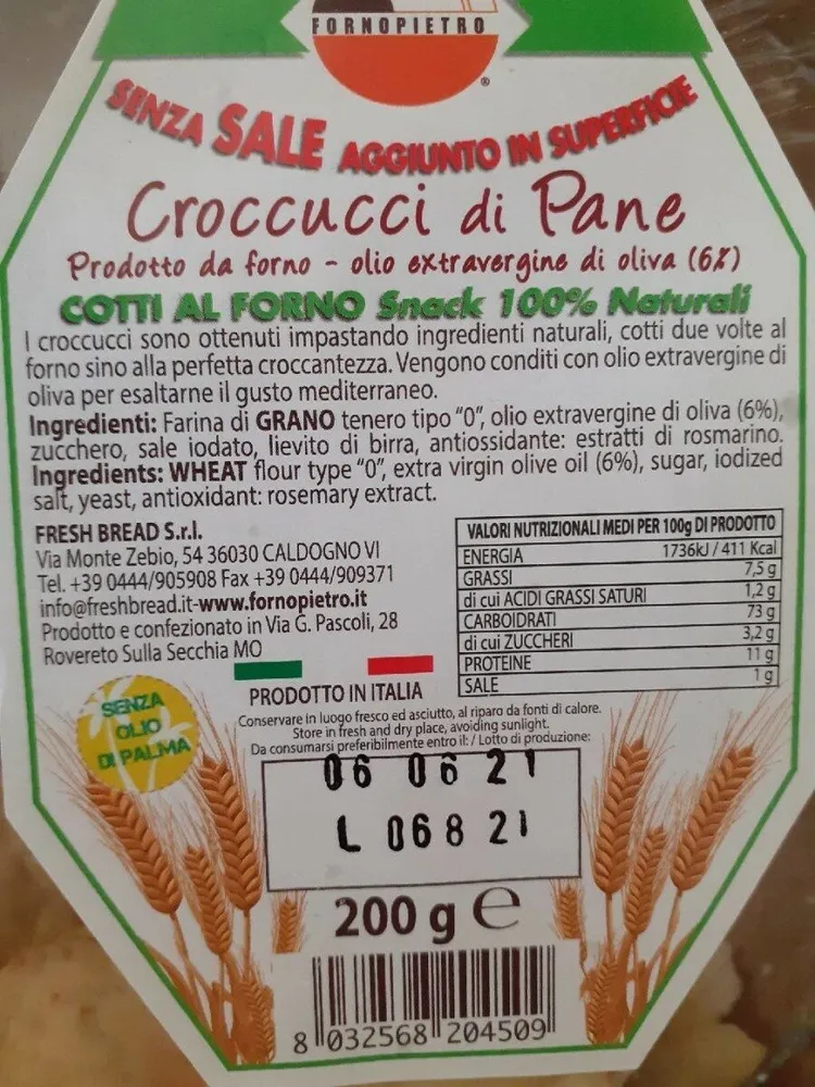 Croccucci di pane