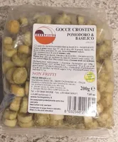 Gocce Crostini pomodoro e basilico