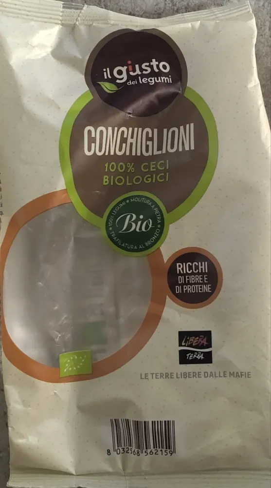Conchiglioni pasta di ceci