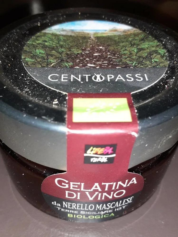 Gelatina di vino da Nerello Mascalese