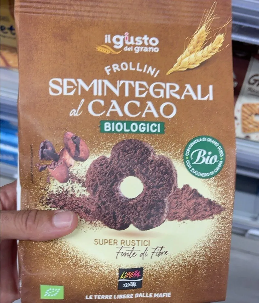 Frollini semiintegrali al cacao