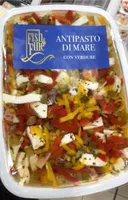 Insalata di mare con verdure