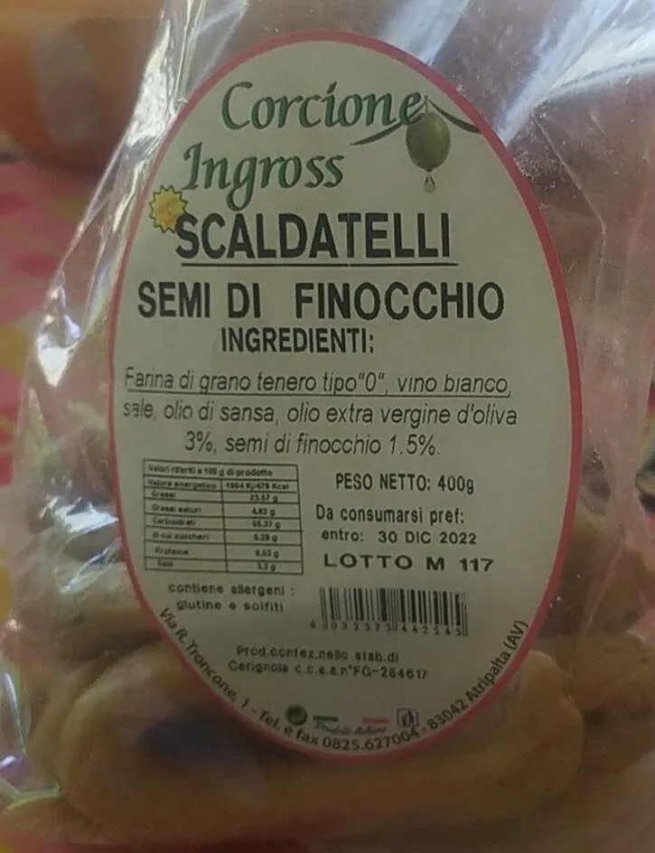 Scaldatelli semi di finocchio