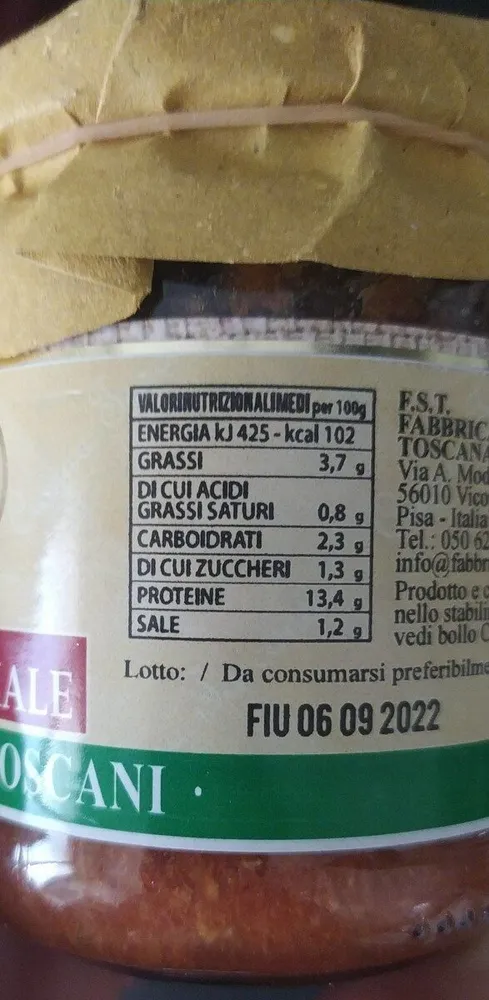ragu cinghiale