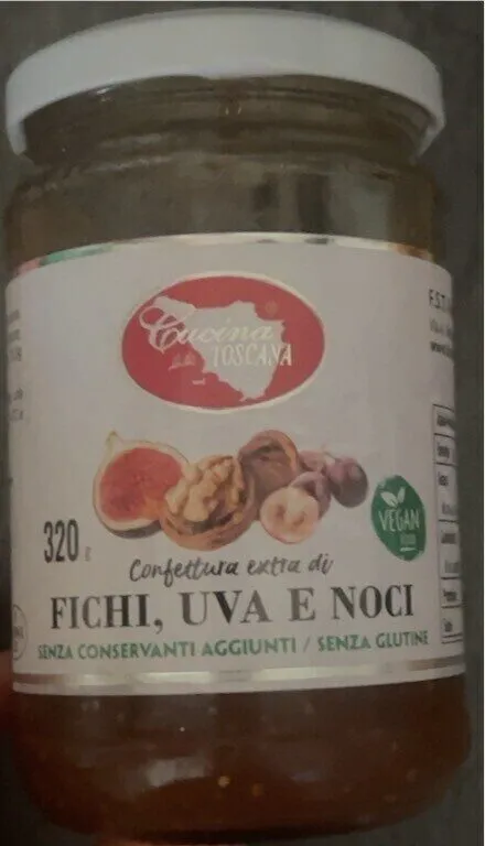 Confettura extra di fichi uva e noci