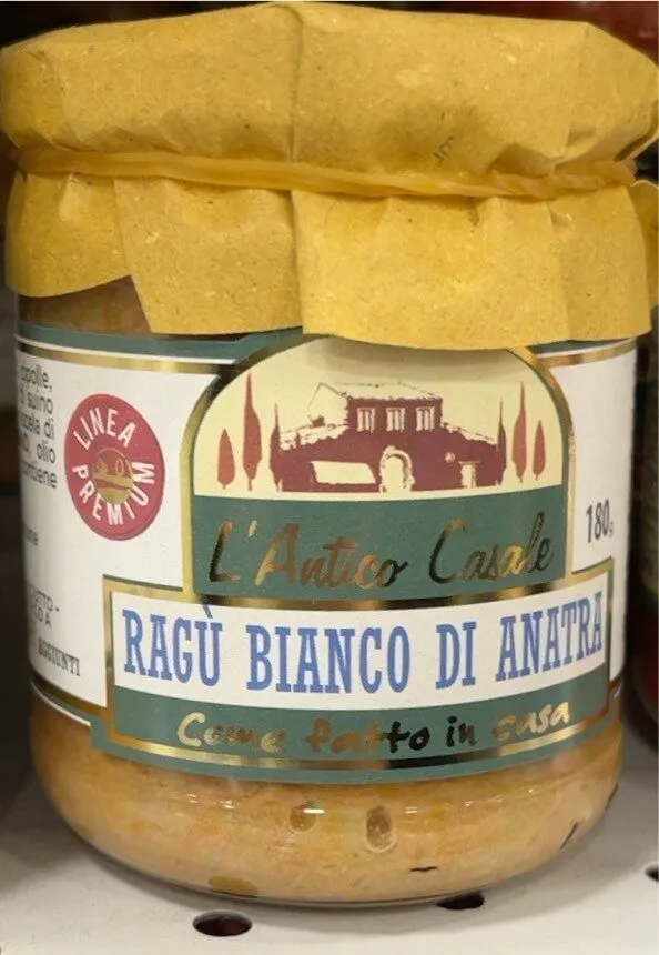 Ragu bianco anatra