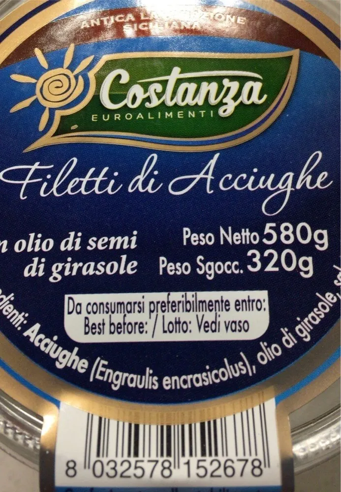 Filetti di acciughe