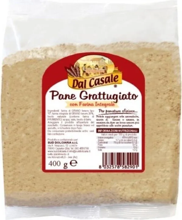 Pane grattugiato integrale