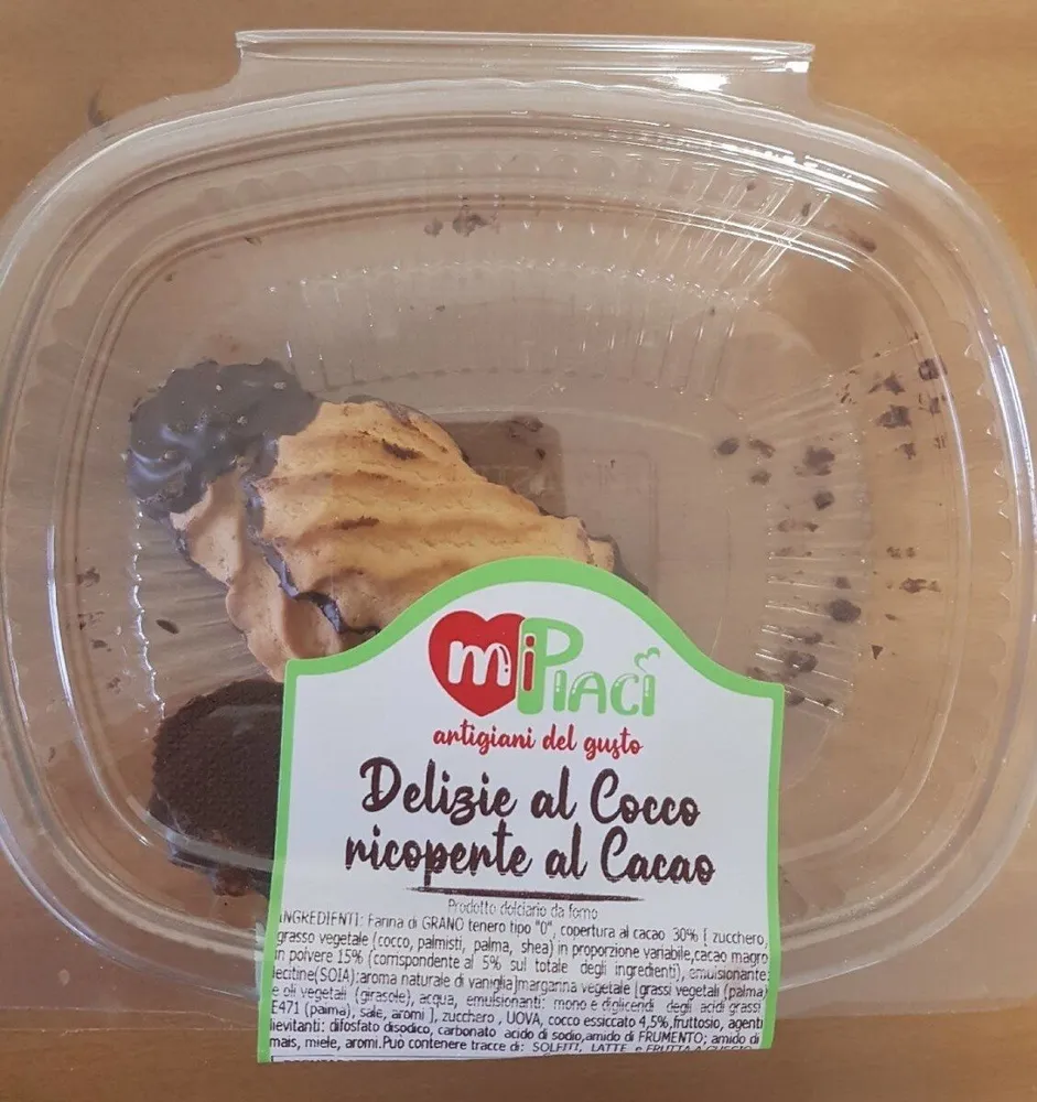 MiPiaci delizie al cocco ricoperte al cacao
