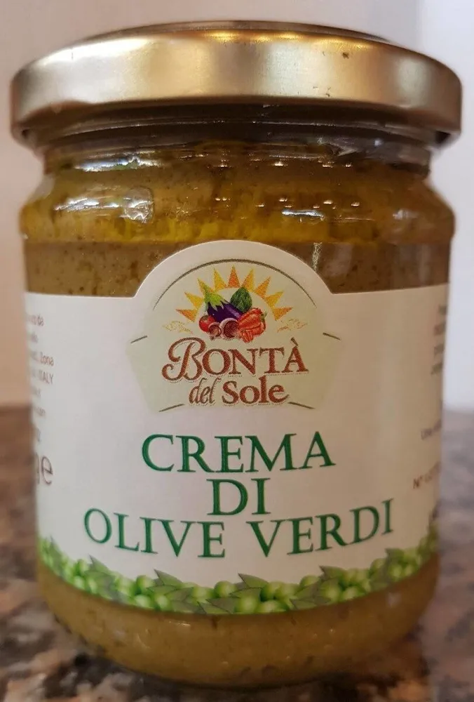 Crema di olive verdi