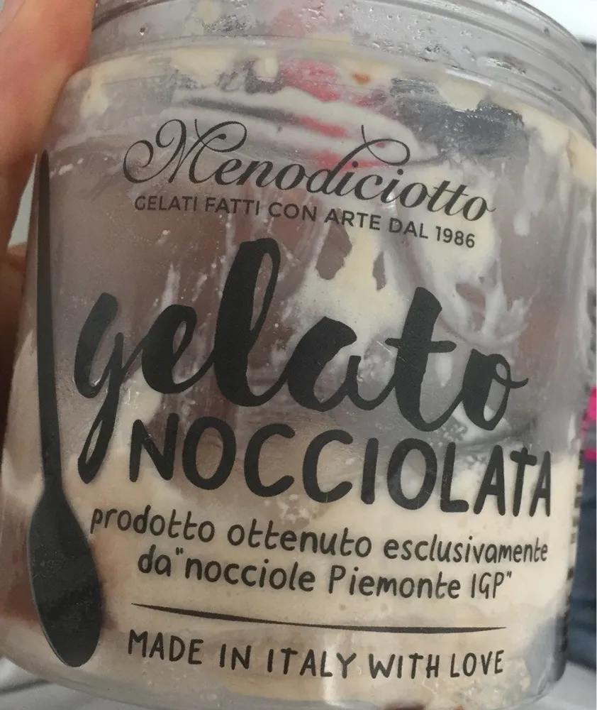 gelato nocciolata