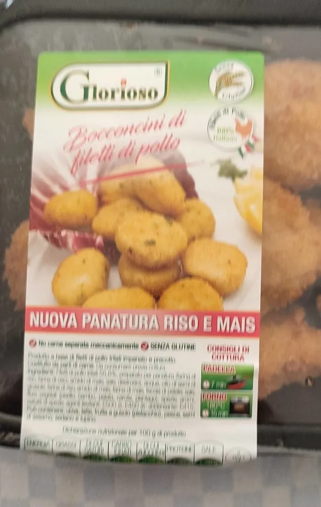 Bocconcini di filetti di pollo