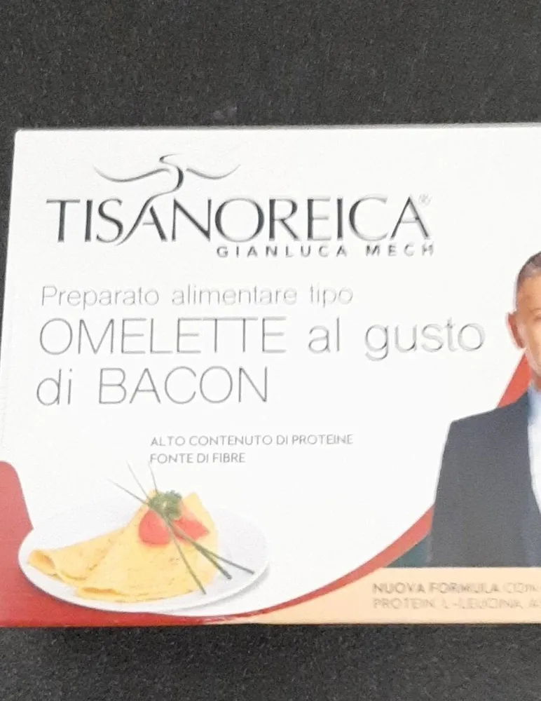 Omelette al gusto di bacon
