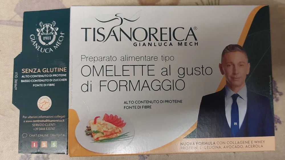 Omelette al gusto di formaggio