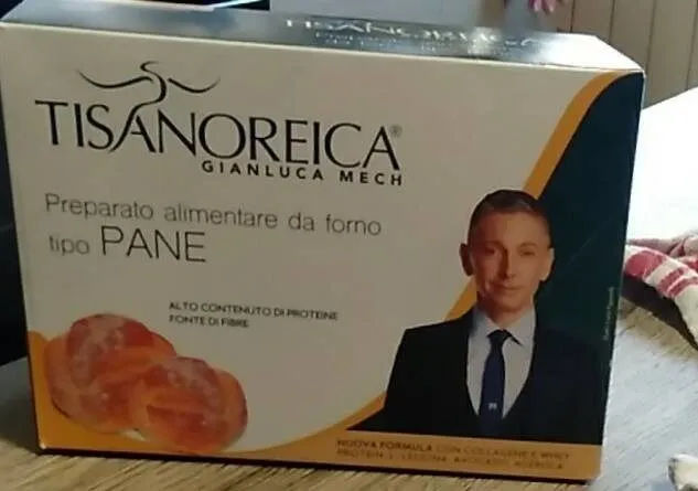 Preparato alimentare da forno tipo pane
