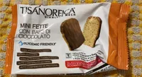 Mini fette con base cioccolato