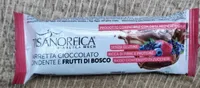 Barretta cioccolato fondente Frutti di Bosco