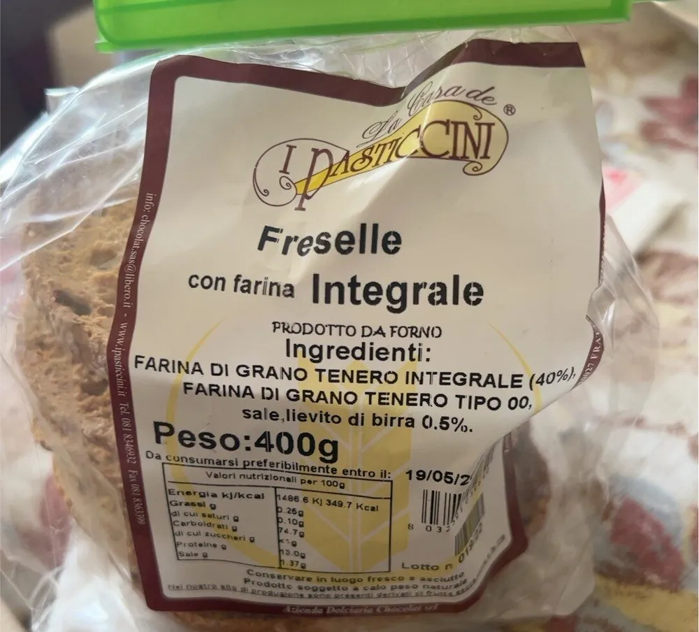 Friselle con farina integrale