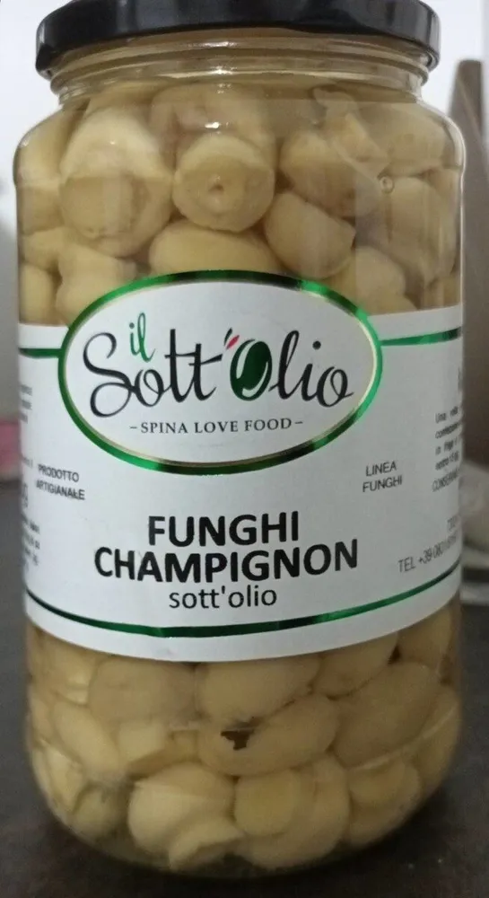 Funghi champignon sott'olio