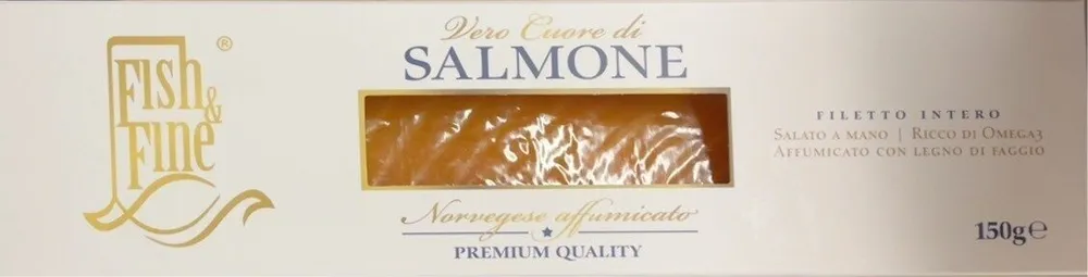 Vero cuore di salmone