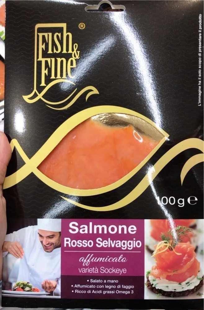 Salmone rosso selvaggio