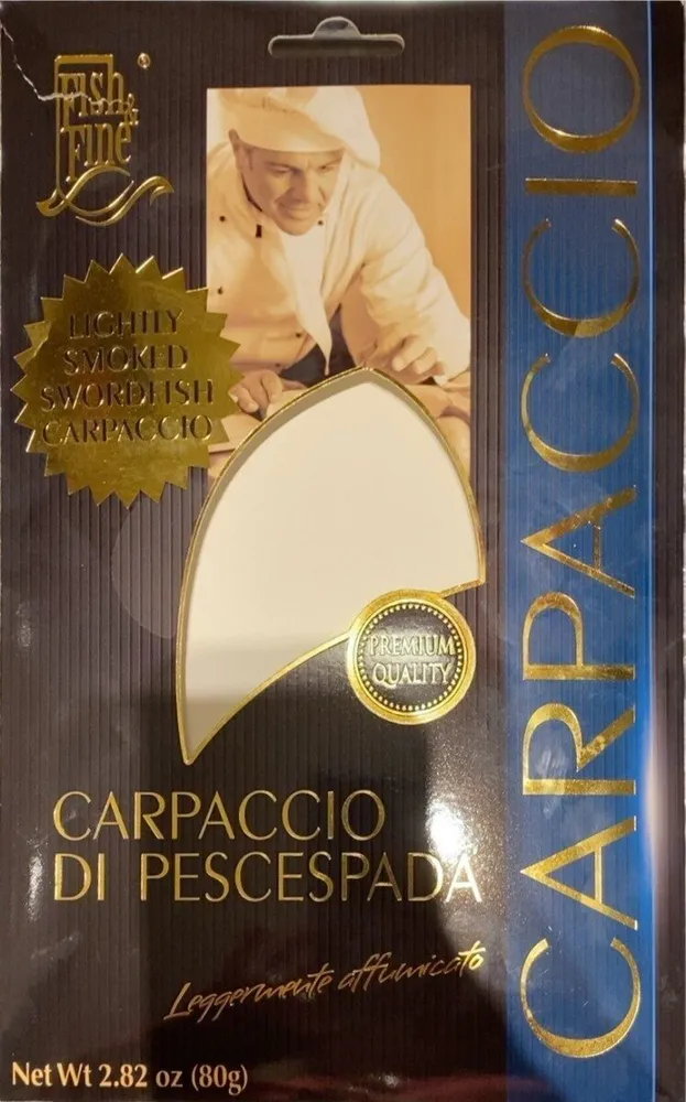 Carpaccio Pesce Spada
