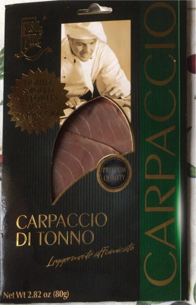 Carpaccio di tonno