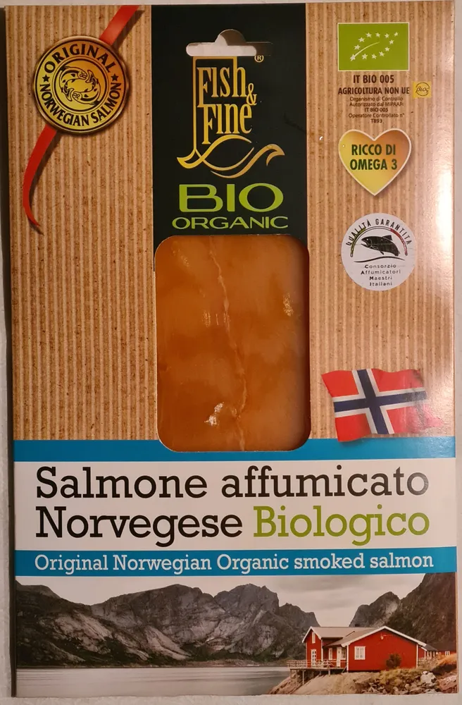 Salmone affumicato Norvegese Biologico