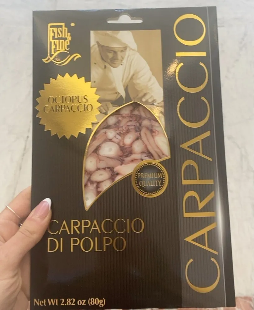 Carpaccio di polpo messicano