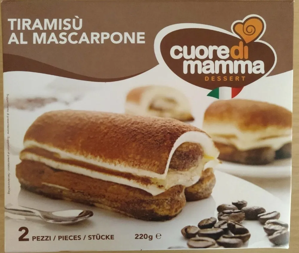 Tiramisú al mascarpone