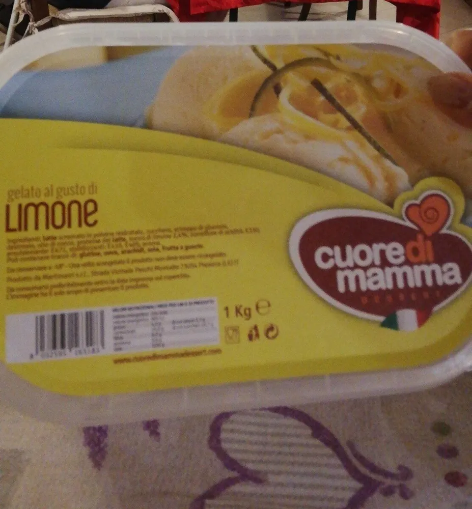 Gelato gusto di limone