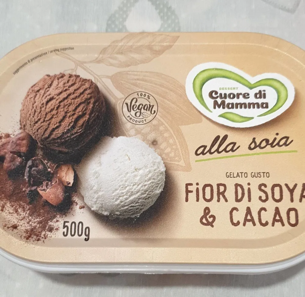 Fior di soia e cacao