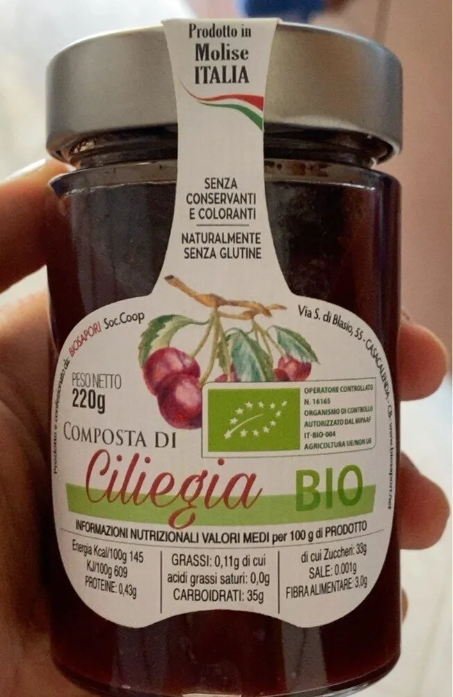Composta di ciliegia bio