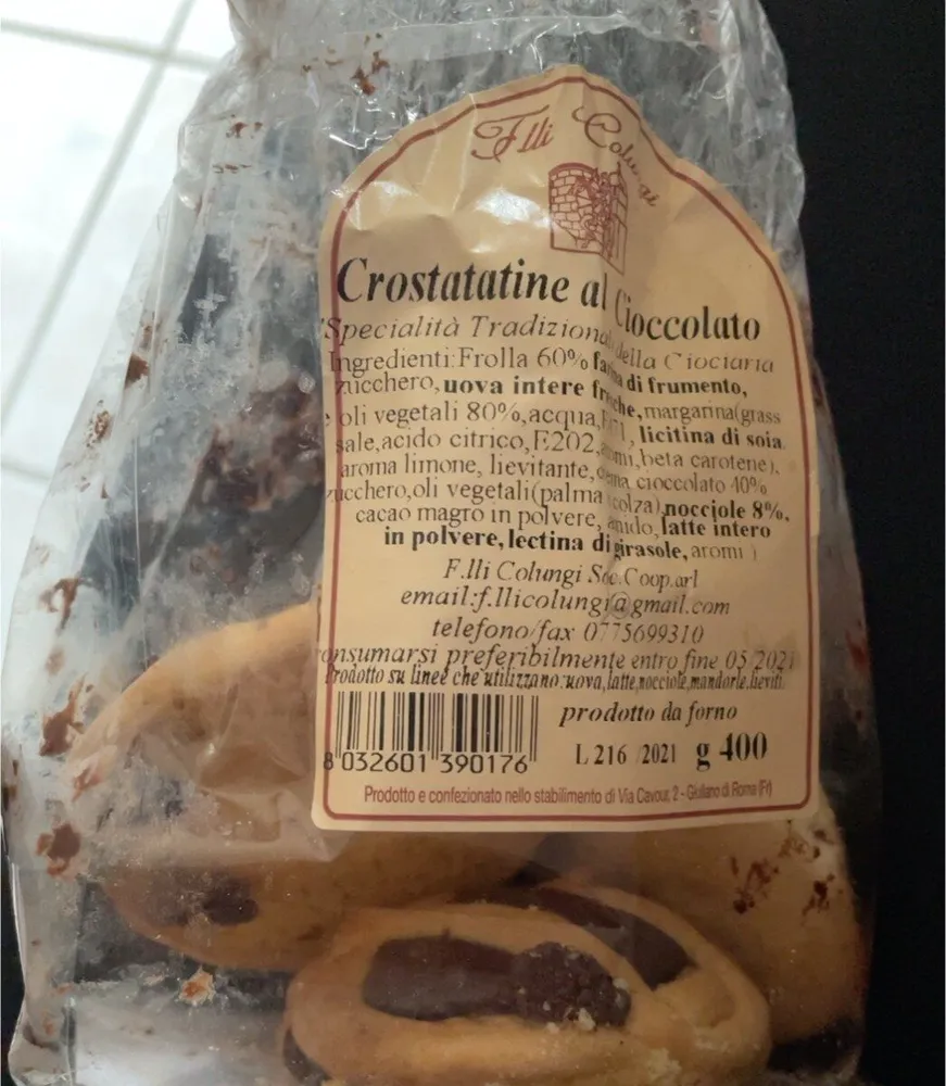 Crostatine al Cioccolato
