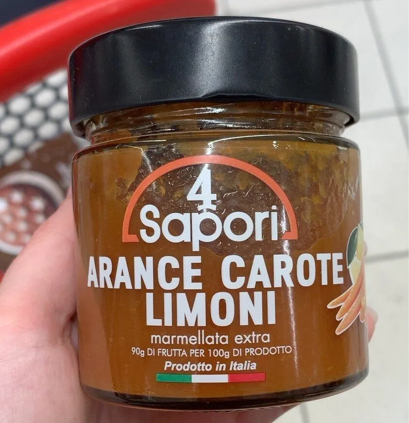 4 Sapori arancie carote limoni