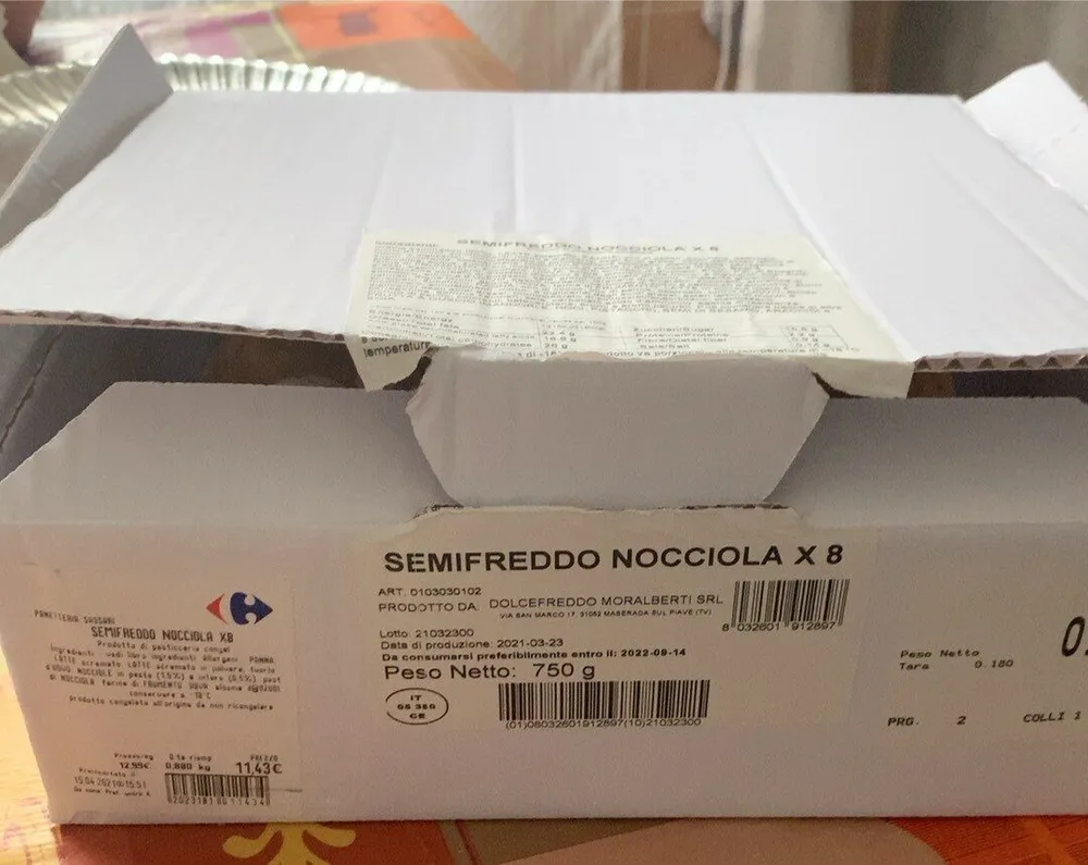 Semifreddo Nocciola x8