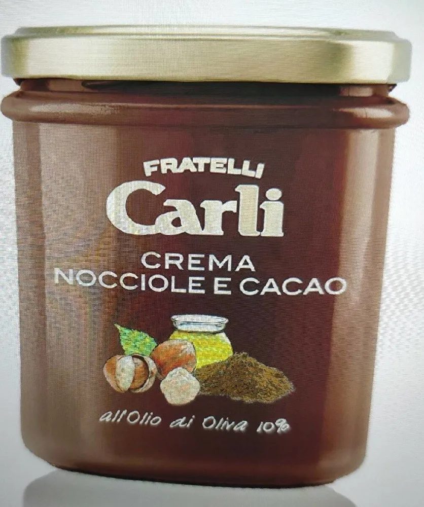 Crema de cacao y avellanas