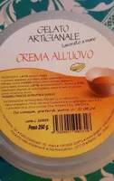 Gelato artigianale  crema all'uovo