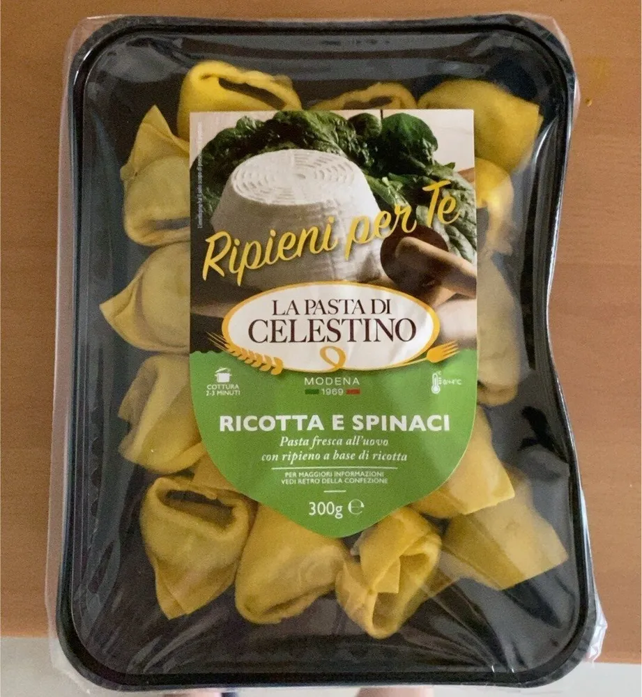 Tortelloni ricotta e spinaci