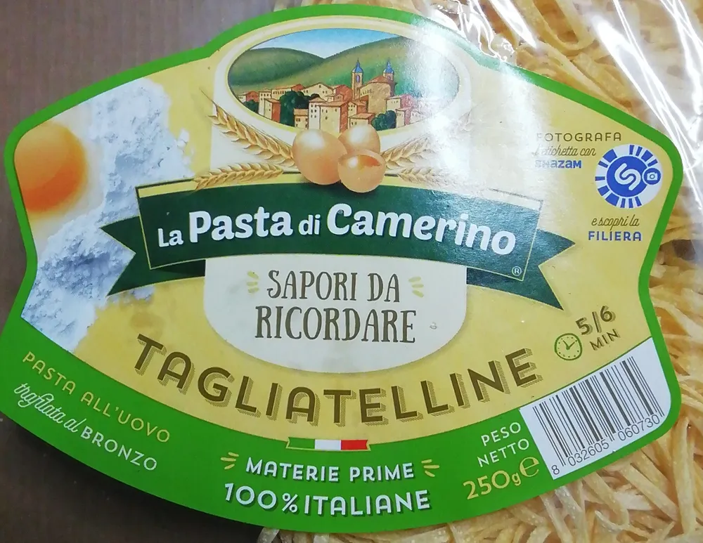 Pasta all'uovo Tagliatelline