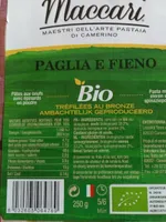 Tagliatelles paglia e fieno