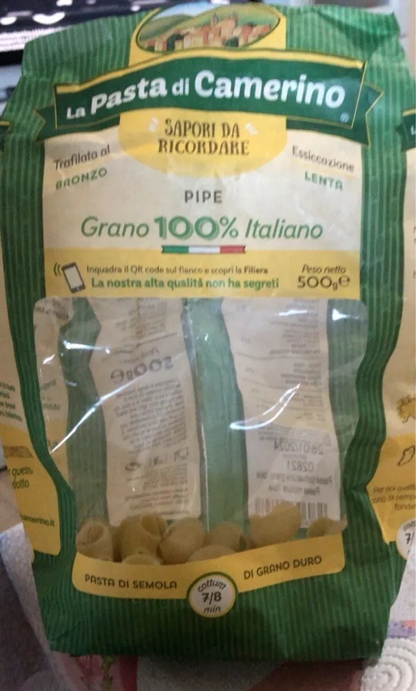 La pasta di camerino conchiglie