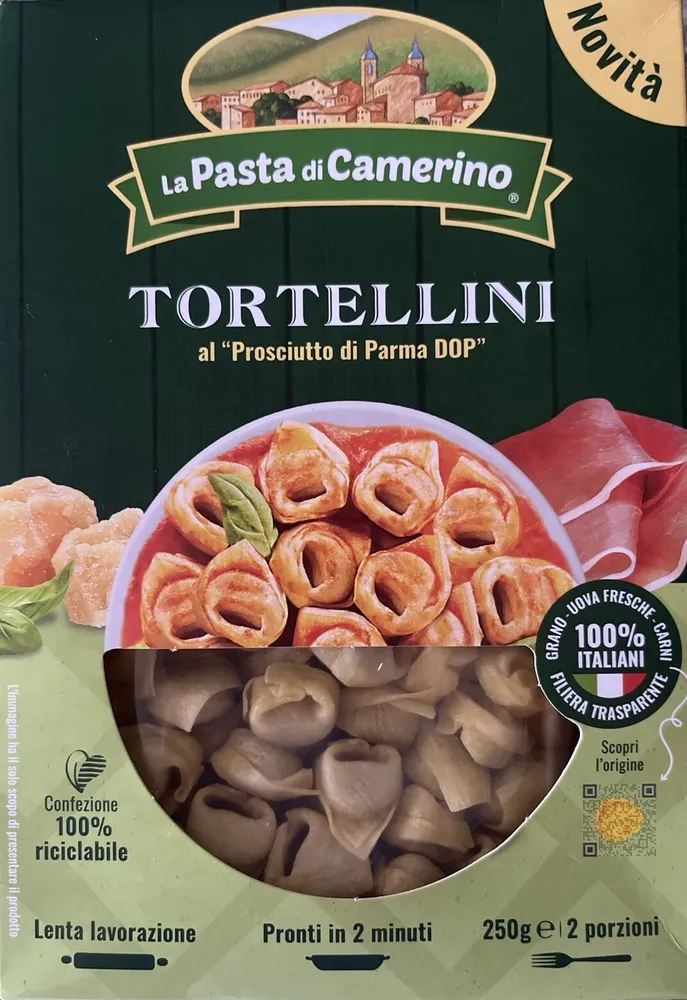 Tortellini al prosciutto di Parma dop