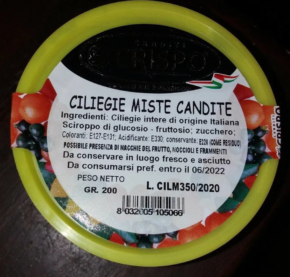 CILIEGIE MISTE CANDITE