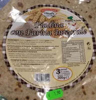 Piadina con farina integrale