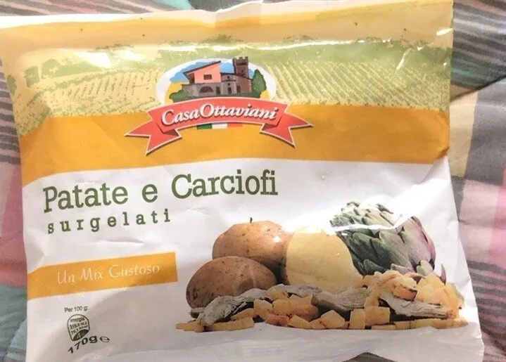 Patate e carciofi surgelati