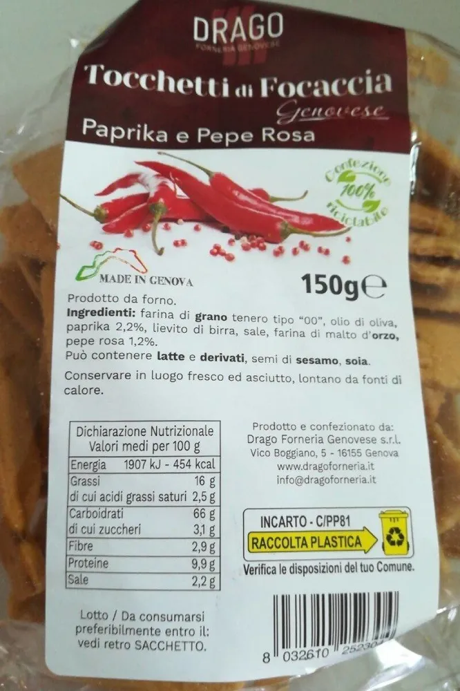 Tocchetti di focaccia