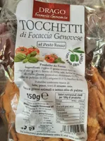 Tocchetti di focaccia genovese